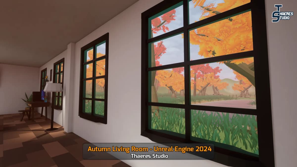 Autumn Living Room — The Wall